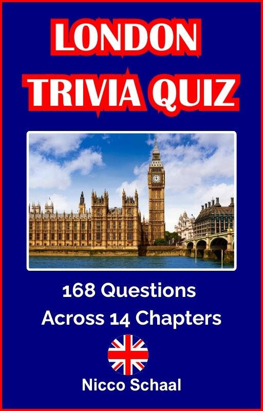 London trivia quiz book about history, landmarks, culture, and famous attractions in the UK capital