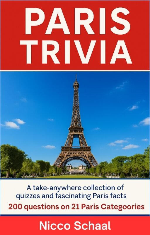 Paris Trivia Quiz Book Book Cover Paris Trivia